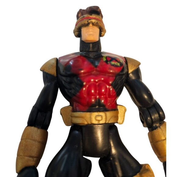 X-Men Secret Weapon Force Cyclops Action Figure Battle Blasters 1995 Toybiz 5" - Picture 3 of 10